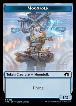 Moonfolk Token (012) Modern Horizons 3 MH3 MTG Magic - Image 1