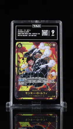 TAG 9 MINT Japanese ONE PIECE 2024 Monkey Luffy OP10-118 Paralle Royal Blood NR6 - Image 1