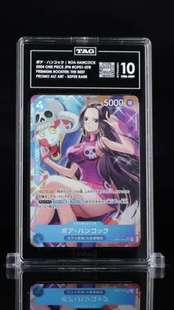 TAG 10 GEM MINT Japanese One Piece 2024 Boa Hancock OP01-078 THE BEST PRB-01 NR6 - Image 1