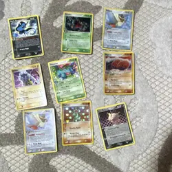 Pokemon Old TCG 9 Card Lot LP-MP Normal/Holo/Reverse Holo - Image 1