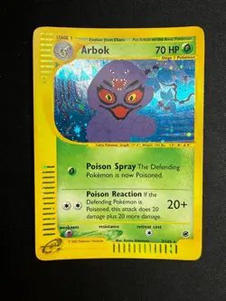 Pokemon Arbok 3/165 Expedition Rare Holo Unlimited Wizards ENG Vintage Cards - Image 1