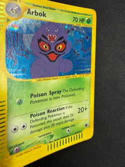 Pokemon Arbok 3/165 Expedition Rare Holo Unlimited Wizards ENG Vintage Cards - Image 3