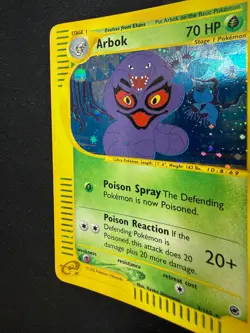 Pokemon Arbok 3/165 Expedition Rare Holo Unlimited Wizards ENG Vintage Cards - Image 4
