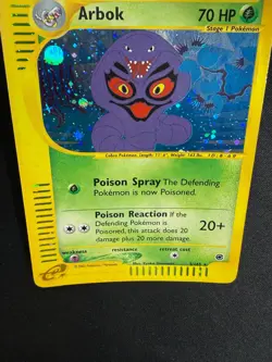 Pokemon Arbok 3/165 Expedition Rare Holo Unlimited Wizards ENG Vintage Cards - Image 5
