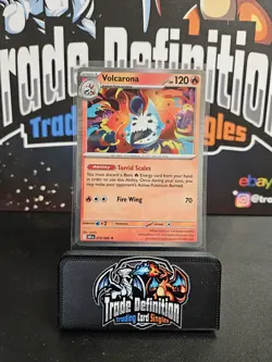 016/086 Volcarona : Rare Holo Card : SV-10.5 Black Bolt : Pokemon TCG - Image 1