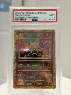 Ancient Mew Pokemon: The Movie 2000 Holo Promo Card PSA 9 - Image 1