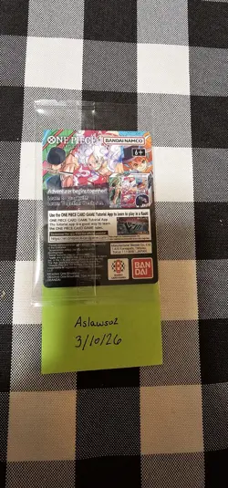 SEALED One Piece Monkey.D.Luffy US College Basketball Promo Card - Image 2