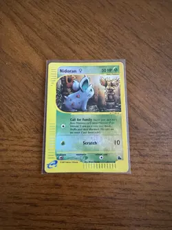 Pokemon TCG Nidoran F 81/144 Skyridge Reverse Holo Card - Image 1