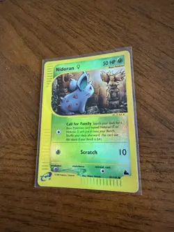 Pokemon TCG Nidoran F 81/144 Skyridge Reverse Holo Card - Image 2