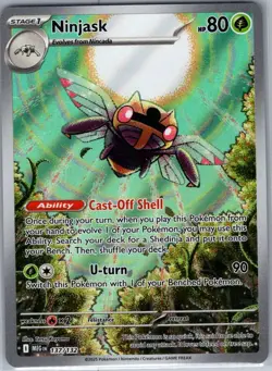 Ninjask 137/132 ME01: Mega Evolution - Pokemon Card - NM - Image 1