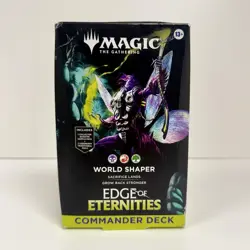 MTG Magic The Gathering Edge of Eternities Commander Deck WORLD SHAPER - Sealed - Image 1