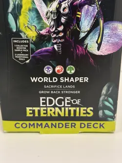 MTG Magic The Gathering Edge of Eternities Commander Deck WORLD SHAPER - Sealed - Image 2