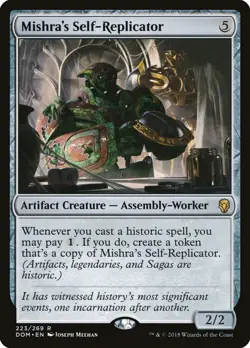 Mishra's Self-Replicator DOM 223 MTG Historic Artifact Creature - Image 1