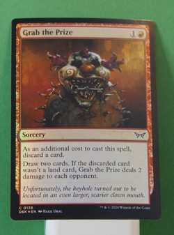 MTG DSK: Grab the Prize (Sorcery) 0138 Duskmourn: House of Horror Regular Foil - Image 1