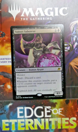 MTG EOE: Sunset Saboteur Creature Edge of Eternities Regular Rare 0116 Foil - Image 1