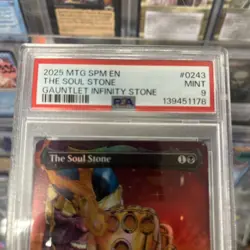 Magic: The Gathering MTG Marvel Spider-Man Soul Stone Borderless Foil PSA 9 - Image 4