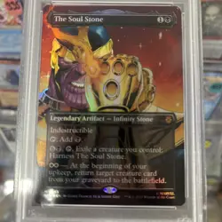 Magic: The Gathering MTG Marvel Spider-Man Soul Stone Borderless Foil PSA 9 - Image 5