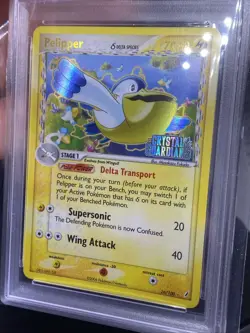 2006 POKEMON EX CRYSTAL GUARDIANS #26 PELIPPER-REVERSE FOIL PSA 9 - Image 4