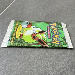 Pokemon TCG Wizards of the Coast Jungle Sealed Booster Pack Flareon Art 🔥 - Image 4