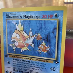 Pokemon TCG Giovanni’s Magikarp 73/132 1st Edition Gym Challenge Common WOTC - Image 4