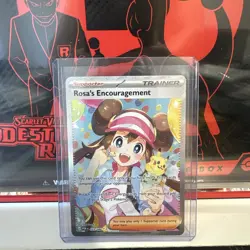 Pokemon Rosa's Encouragement 123/088 Special Illustration Rare Perfect Order POR - Image 1