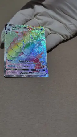 2021 Pokemon Gyarados VMAX Holo 207/203 SWSH07 Evolving Skies Secret NM TCG - Image 2