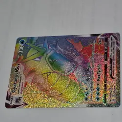 2021 Pokemon Gyarados VMAX Holo 207/203 SWSH07 Evolving Skies Secret NM TCG - Image 3