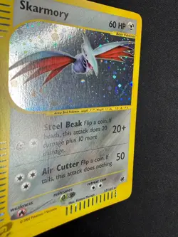 Pokemon Skarmory 27/165 Expedition Rare Holo Unlimited Wizards IT Carte Vinta - Image 3