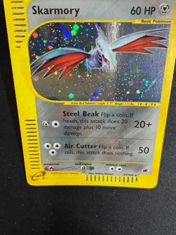Pokemon Skarmory 27/165 Expedition Rare Holo Unlimited Wizards IT Carte Vinta - Image 5