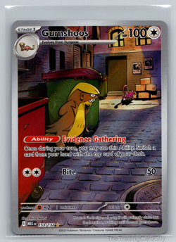Pokemon TCG Gumshoos #153 Illustration Rare Mega Evolution NM - Image 1