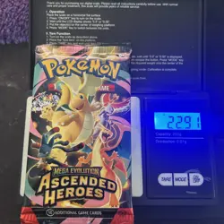 Extremely Heavy 22.91g Pokemon Ascended Heroes Booster Pack Potential God PackU! - Image 1