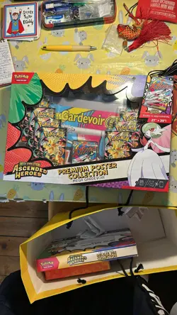 Pokemon TCG Ascended Heroes Premium Poster Collection Mega Gardevoir EX. - Image 1
