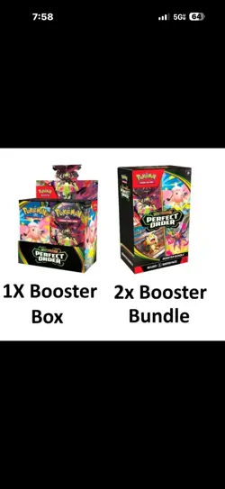 Pokemon Perfect Order Booster Box Booster Bundle (2 Boxes) PRESALE SEALED 3/27 - Image 1