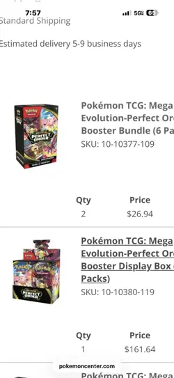 Pokemon Perfect Order Booster Box Booster Bundle (2 Boxes) PRESALE SEALED 3/27 - Image 2