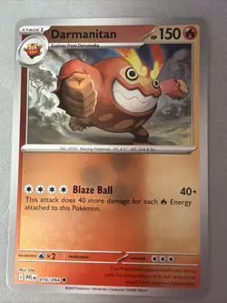 Pokemon TCG * Phantasmal Flames * 16/94 Darmanitan REVERSE HOLO Uncommon * NM - Image 1