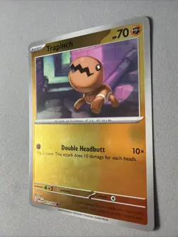 Pokemon TCG * Phantasmal Flames * 51/94 Trapinch REVERSE HOLO Common * FRESH PK - Image 2