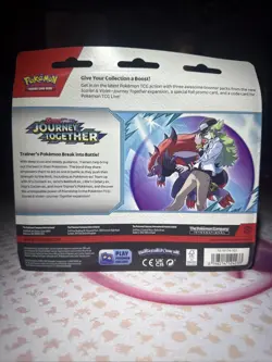 Pokemon Scarlet and Violet Journey Together 3 Pack Blister Factory Sealed New - Image 2