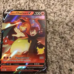 Lance’s Charizard V - SWSH133 Black Star Promo Ultra Rare Pokemon - NM/MINT - Image 1