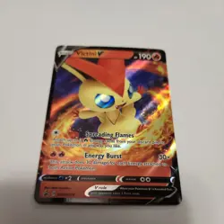 1x Victini V SWSH104 Pokemon Sword & Shield Promo Ultra Rare Holo NEVER PLAYED - Image 1