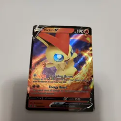 1x Victini V SWSH104 Pokemon Sword & Shield Promo Ultra Rare Holo NEVER PLAYED - Image 2