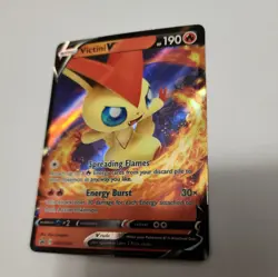 1x Victini V SWSH104 Pokemon Sword & Shield Promo Ultra Rare Holo NEVER PLAYED - Image 3