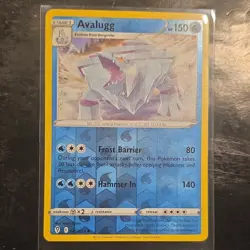 Pokemon Avalugg 045/203 Evolving Skies Reverse Holo Uncommon English TCG - Image 1
