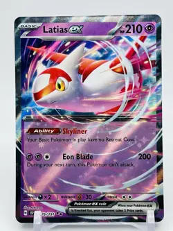 Pokemon TCG Latias EX Surging Sparks Scarlet & Violet Double Rare - Image 1