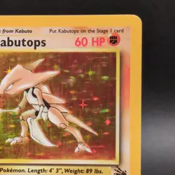 1999 Pokemon TCG Kabutops 9/62 Fossil Holo *INK RUN ERROR* See Pics 😳 - Image 4