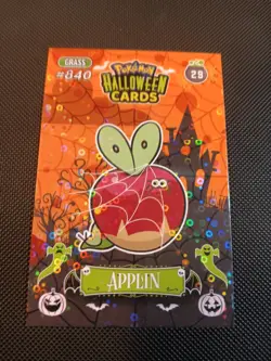 Pokemon 2025 DKV Collectoons Set Halloween Applin 29 Circle Holo Peru - Image 1