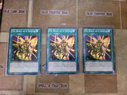 YUGIOH 3X MY BODY AS A SHIELD LCYW-EN135 COMMON 1ST/UNLIMITED ED NM - Image 1