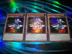 3x Dogmatika Ecclesia, the Virtuous 1st Edition Super Rare RA01-EN020 Yu-Gi-Oh! - Image 1