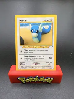 Dratini 63/105 2002 Neo Destiny Pokemon Card Vintage WOTC Common NM - Image 1
