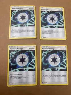 Pokemon Memory Energy 194/214 Lost Thunder Cards 4x Playset x4 Uncommon LP - Image 1