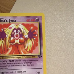 Sabrina's Jynx 57/132 HP Gym Challenge English Pokemon Card TCG LP - Image 4